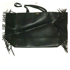 Victoria Secret leather tote bag